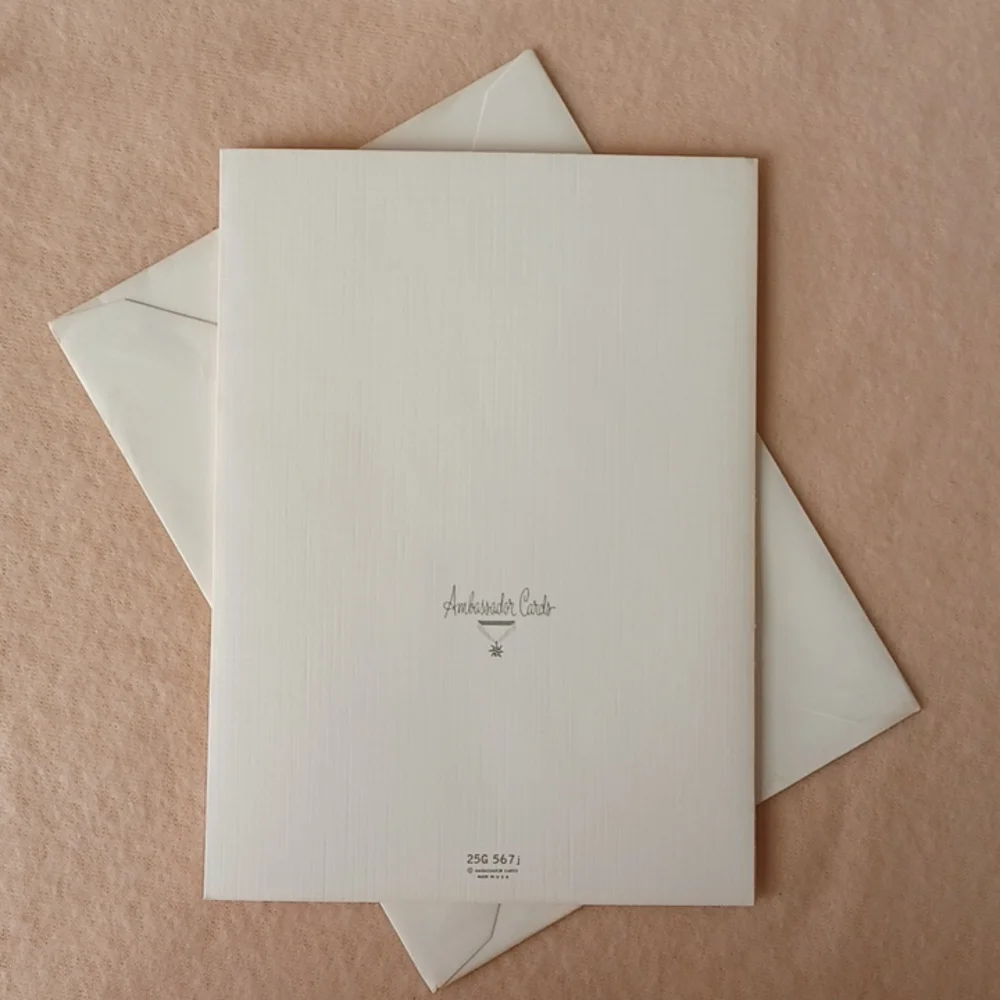 3 Vintage Baby Christening Baptism Greeting Cards